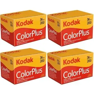 KODAK 4 Rolls Of Kodak Colorplus 200 ASA 36 Exposure