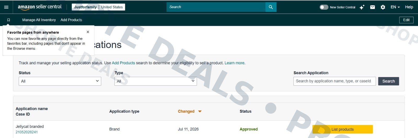 Jellycat approval screenshot
